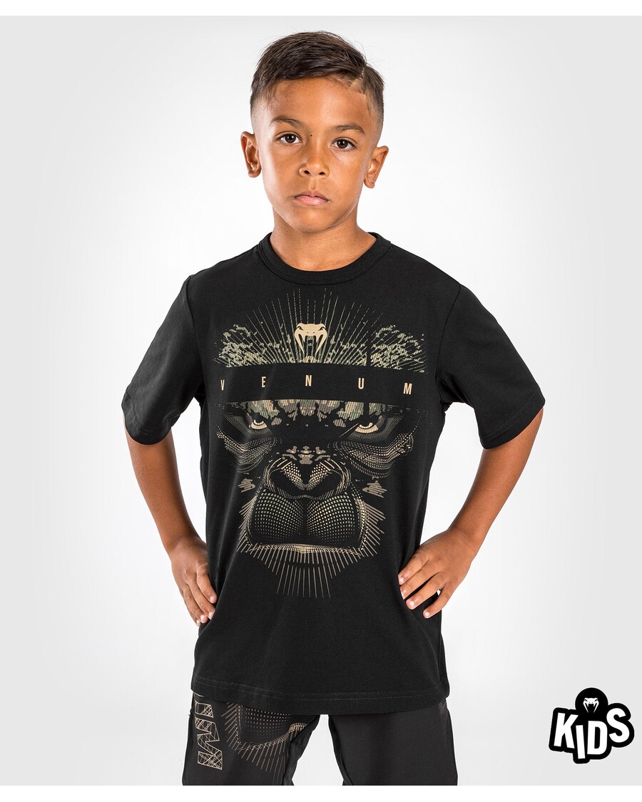 Venum Gorilla Jungle T-Shirt for Kids - Black/Sand