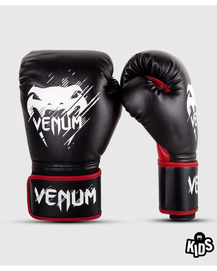 Venum Contender Kids Boxing Gloves - Black/Red