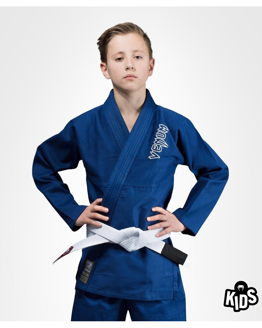 Venum Contender Kids BJJ Gi (Free white belt included) - Blue