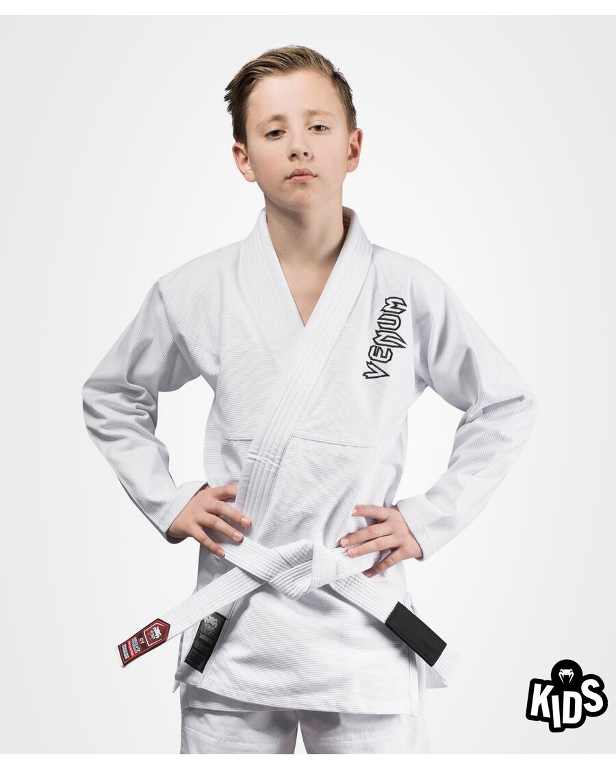 Venum Contender Kids BJJ Gi (Free white belt included) - White