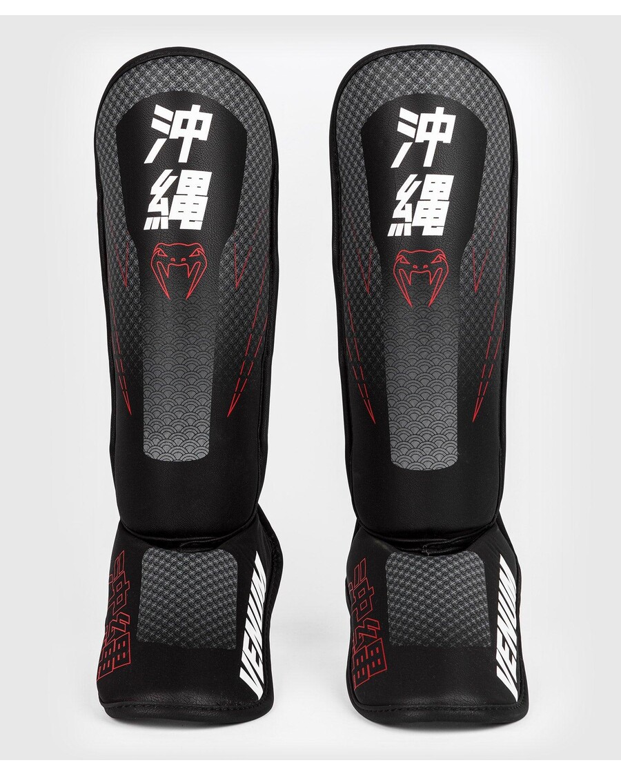 Venum Okinawa 3.0 Shinguards - For Kids - Black/Red