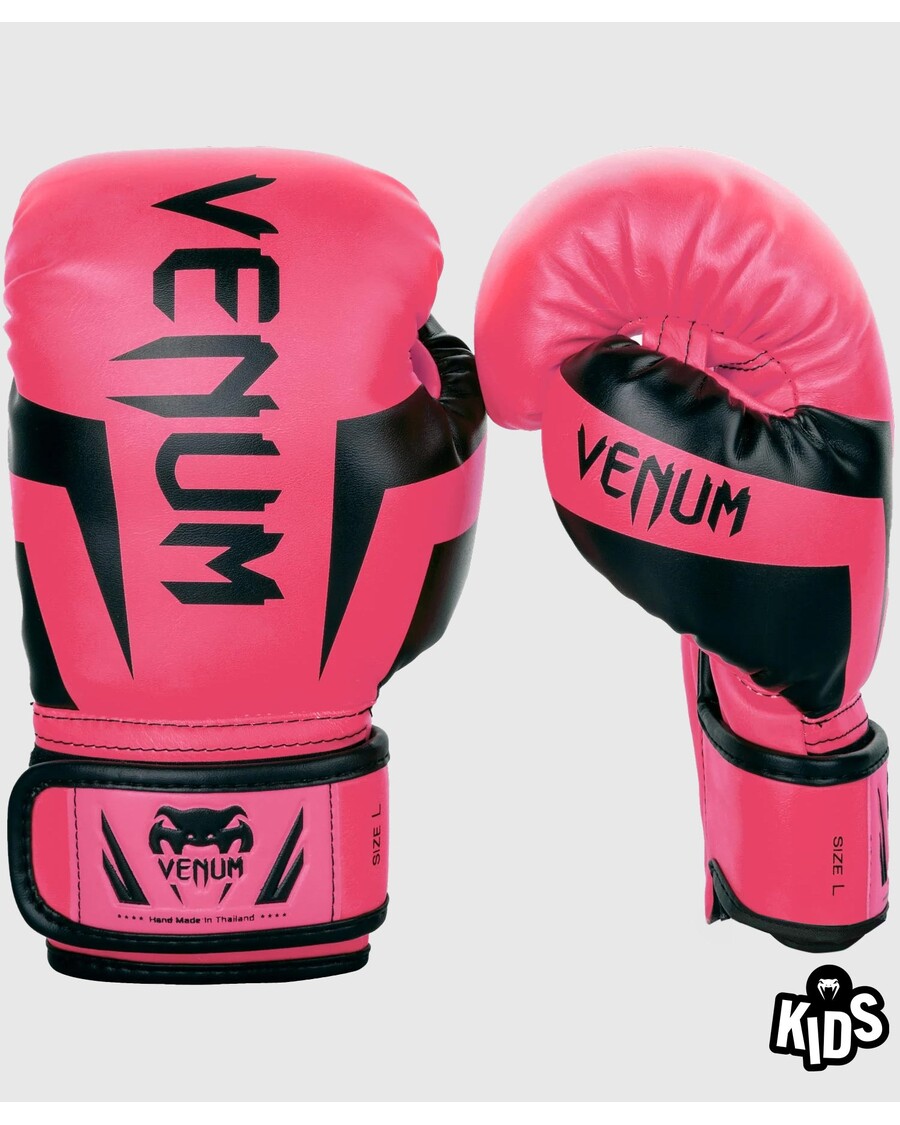 Venum Elite Boxing Gloves Kids - Exclusive - Fluo pink