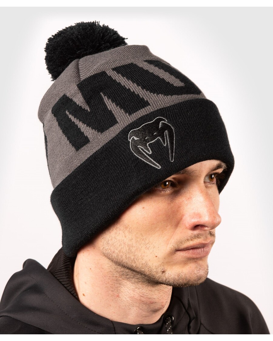 Venum Elite Beanie with pompom - Grey/Black