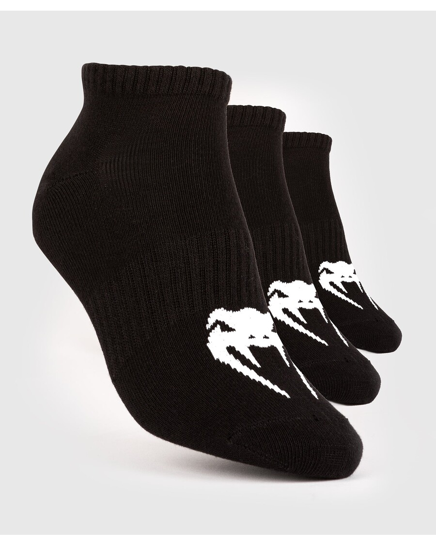 Venum Classic Footlet Sock - set of 3 - Black/White