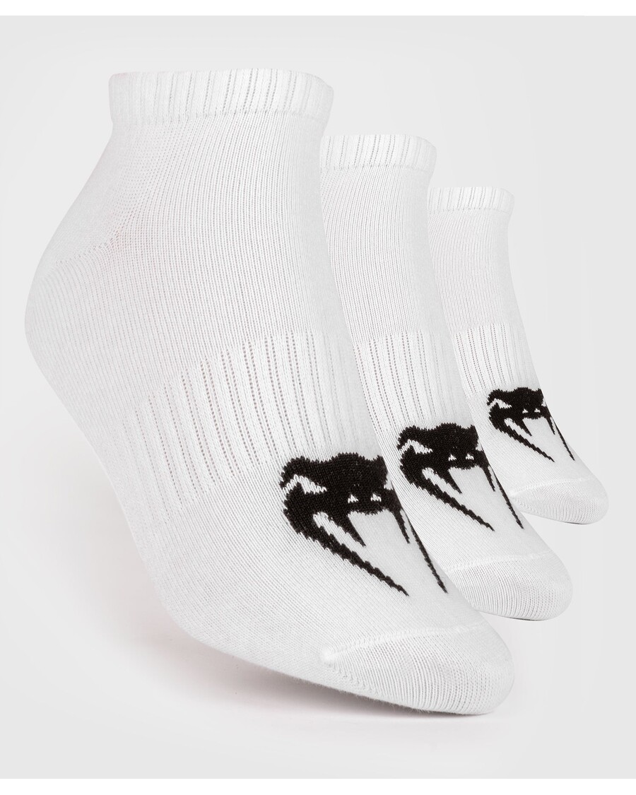 Venum Classic Footlet Sock - set of 3 - White/Black