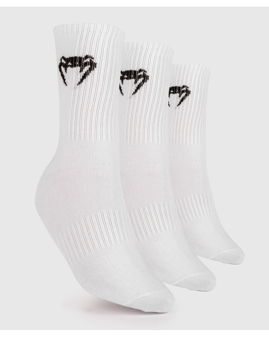 Venum Classic Socks - set of 3 - White/Black