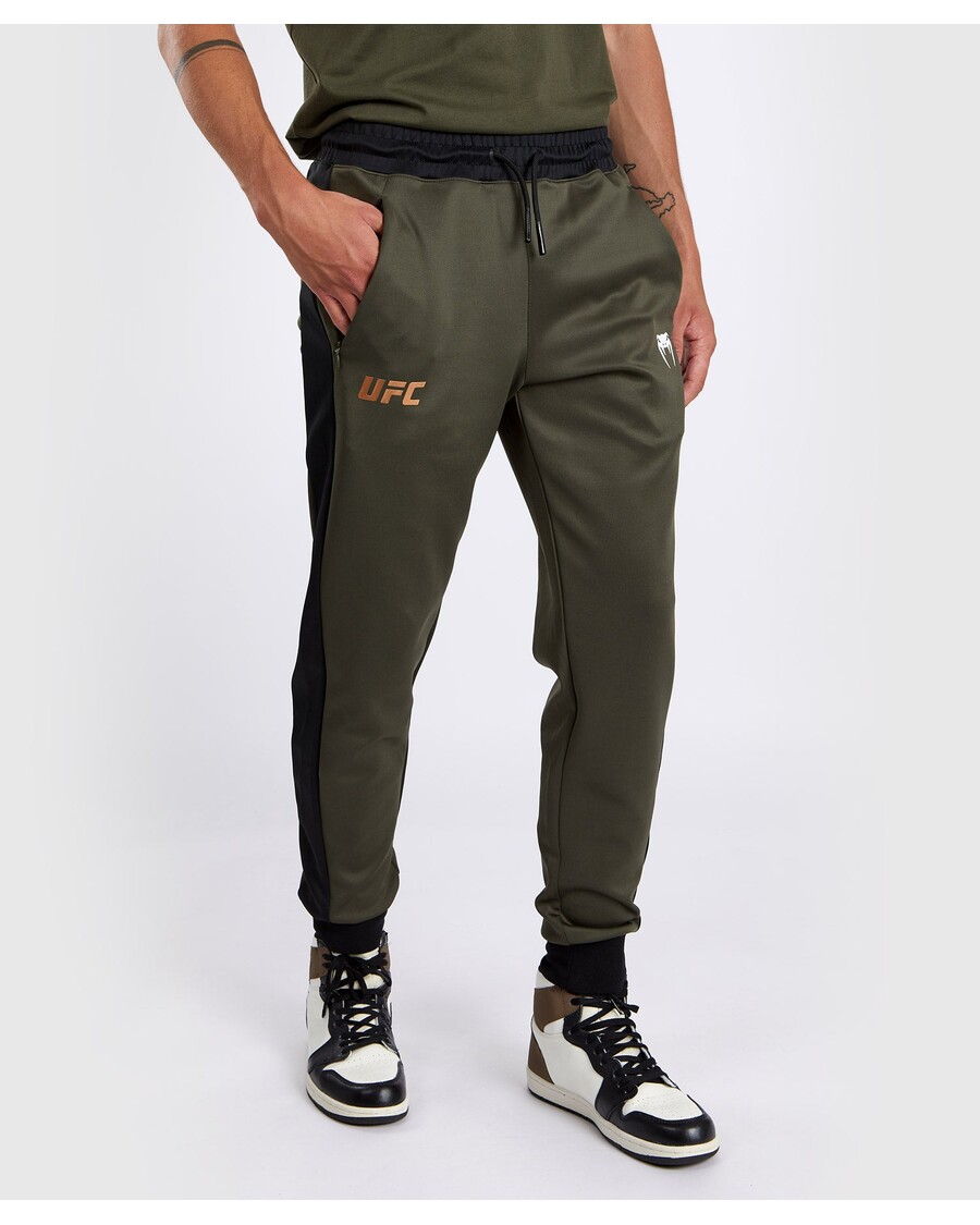 UFC Adrenaline by Venum Fight Week Men’s Performance Jogging Pants - Khaki/Bronze