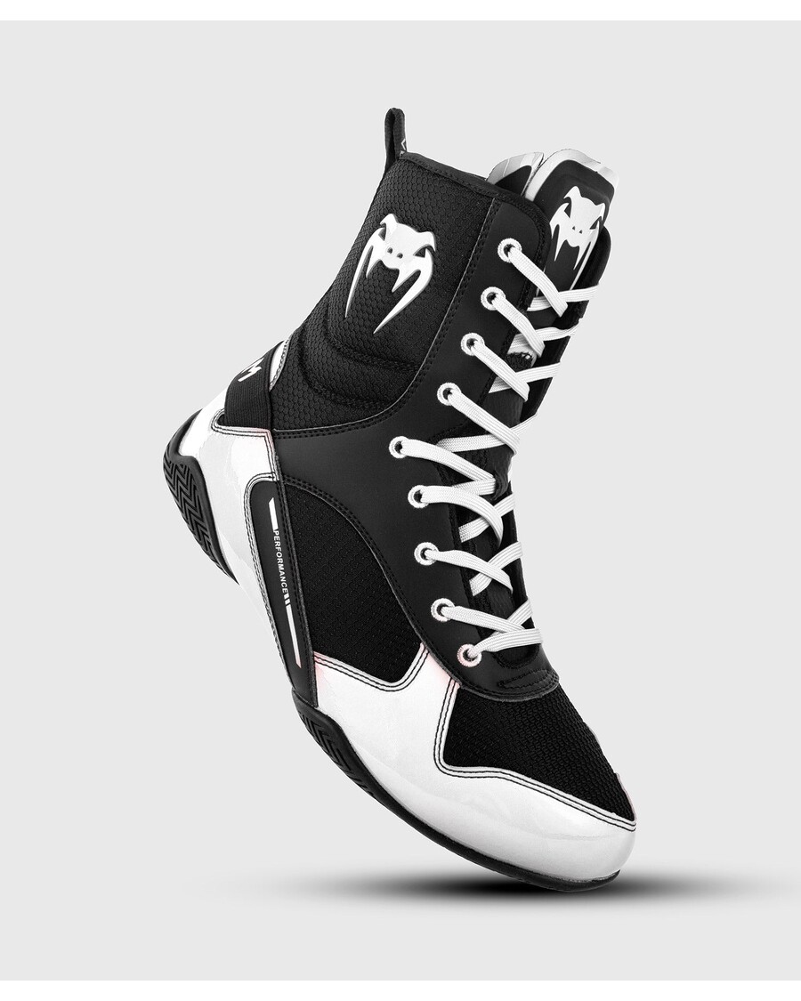 Venum Elite Boxing Shoes - Black/White