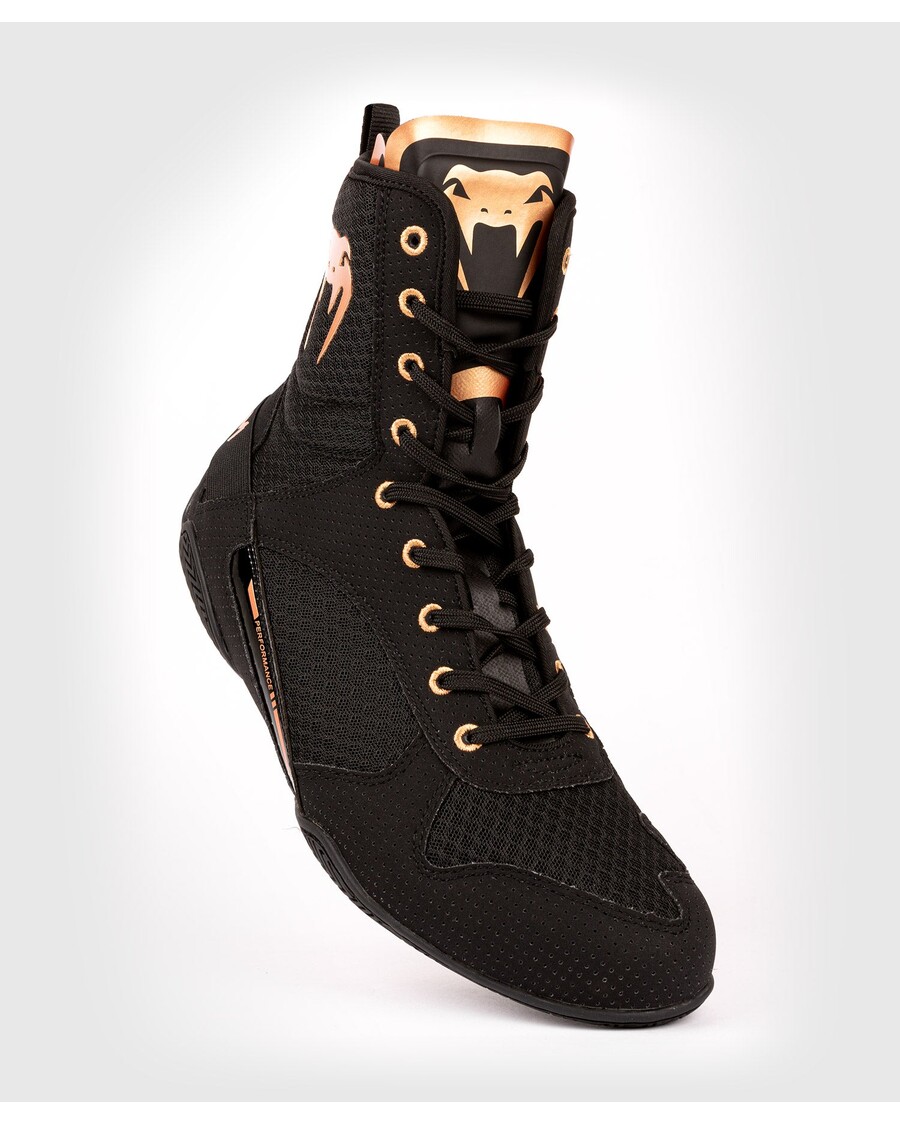 Venum Elite Boxing Shoes – Black/Bronze