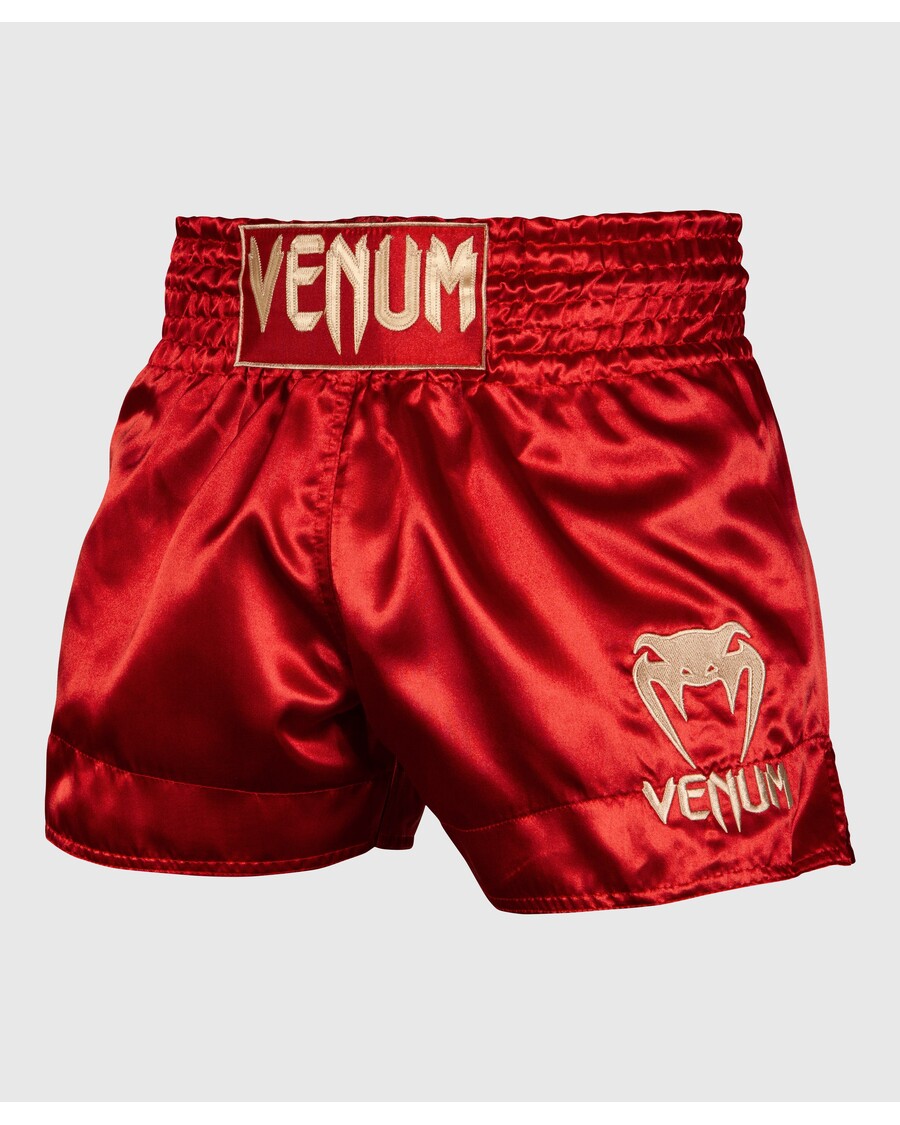 Venum Muay Thai Shorts Classic - Bordeaux/Gold