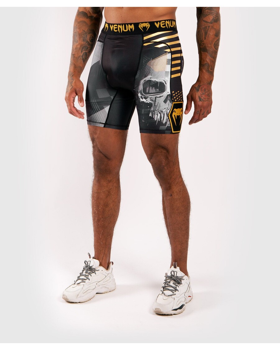 Venum Skull compression shorts - Black