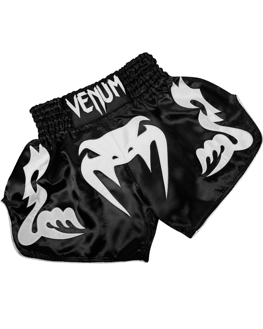 Venum Bangkok Inferno Muay Thai Shorts - Black/White