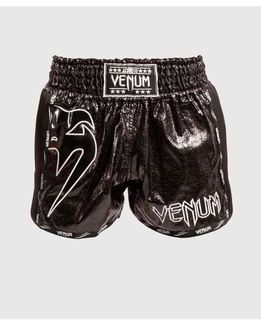 Venum Giant Infinite Muay Thai Shorts - Black/Black