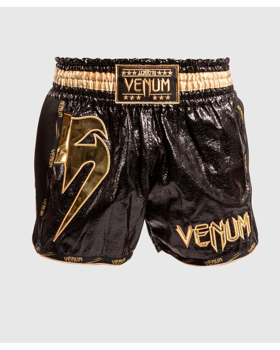 Venum Giant Foil Muay Thai Shorts - Black/Gold