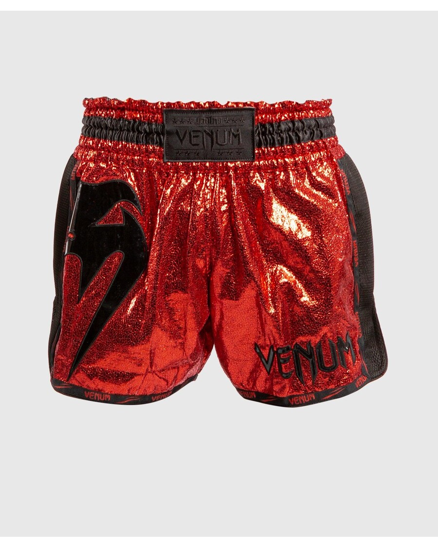 Venum Giant Foil Muay Thai Shorts - Red/Black