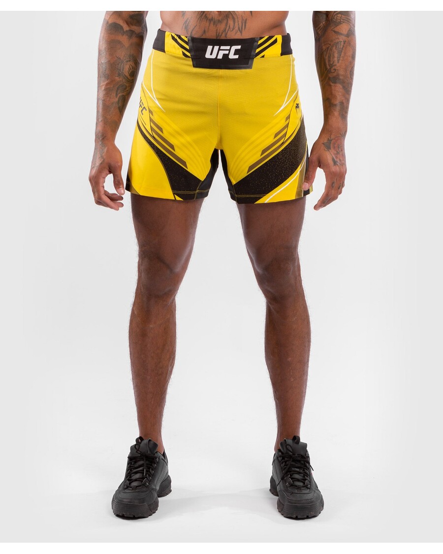 UFC Venum Authentic Fight Night Men's Shorts - Short Fit - Yellow