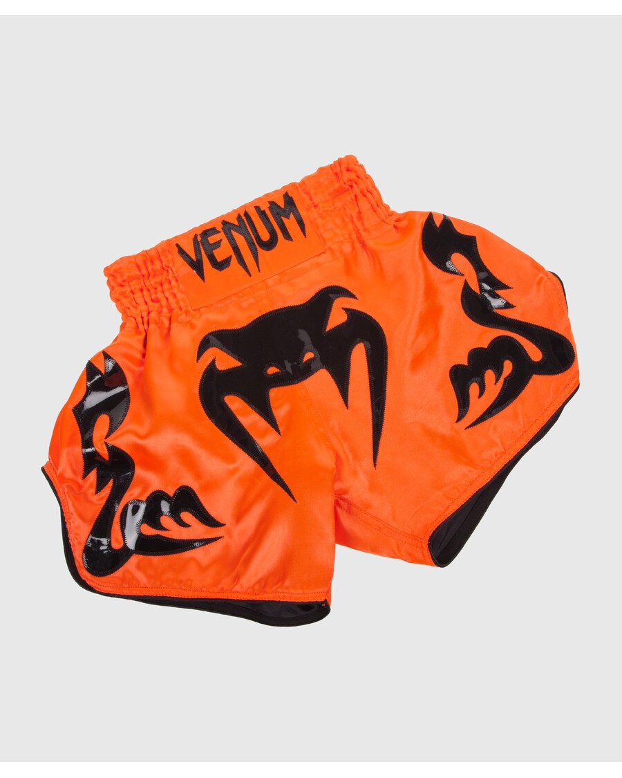 Venum Bangkok Inferno Muay Thai Shorts - Neo Orange/Black