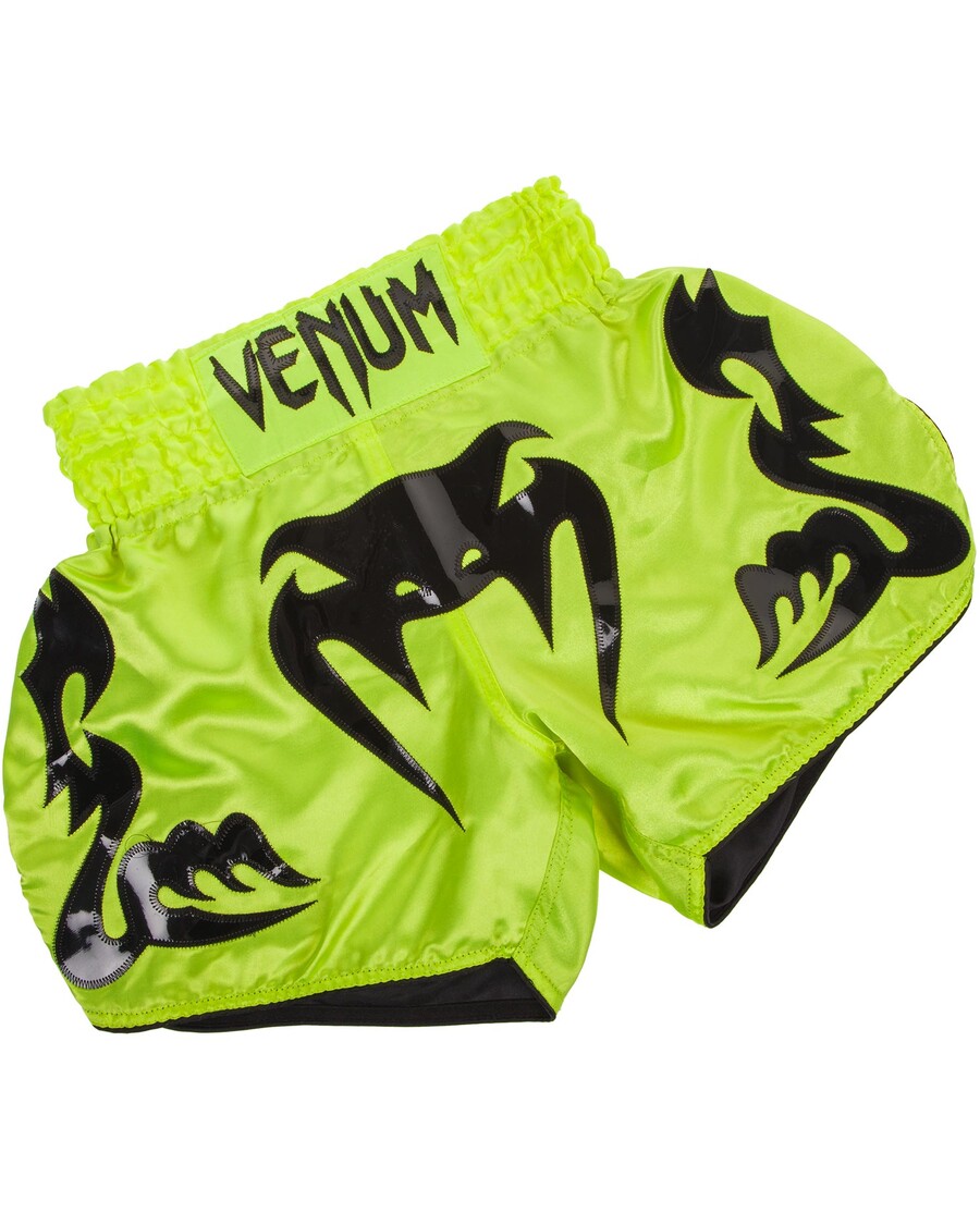 Venum Bangkok Inferno Muay Thai Shorts - Neo Yellow