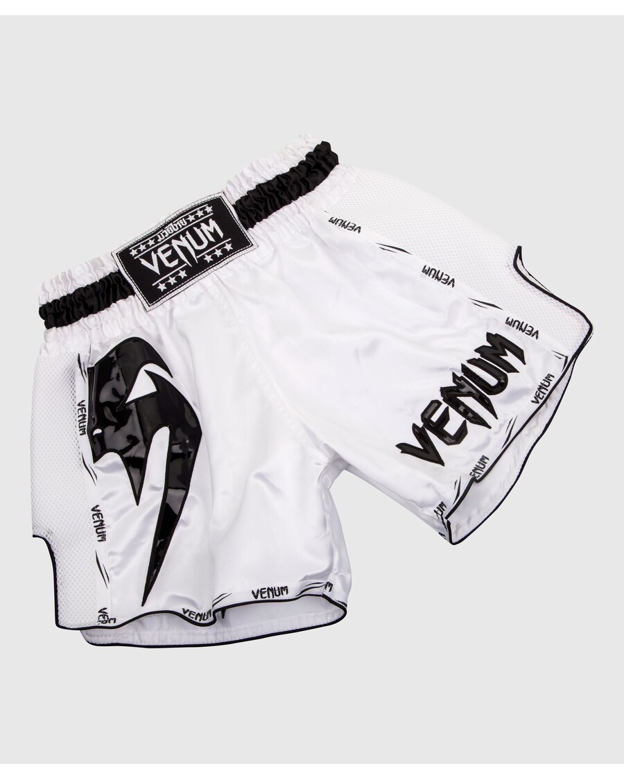 Venum Giant Muay Thai Shorts - White/Black