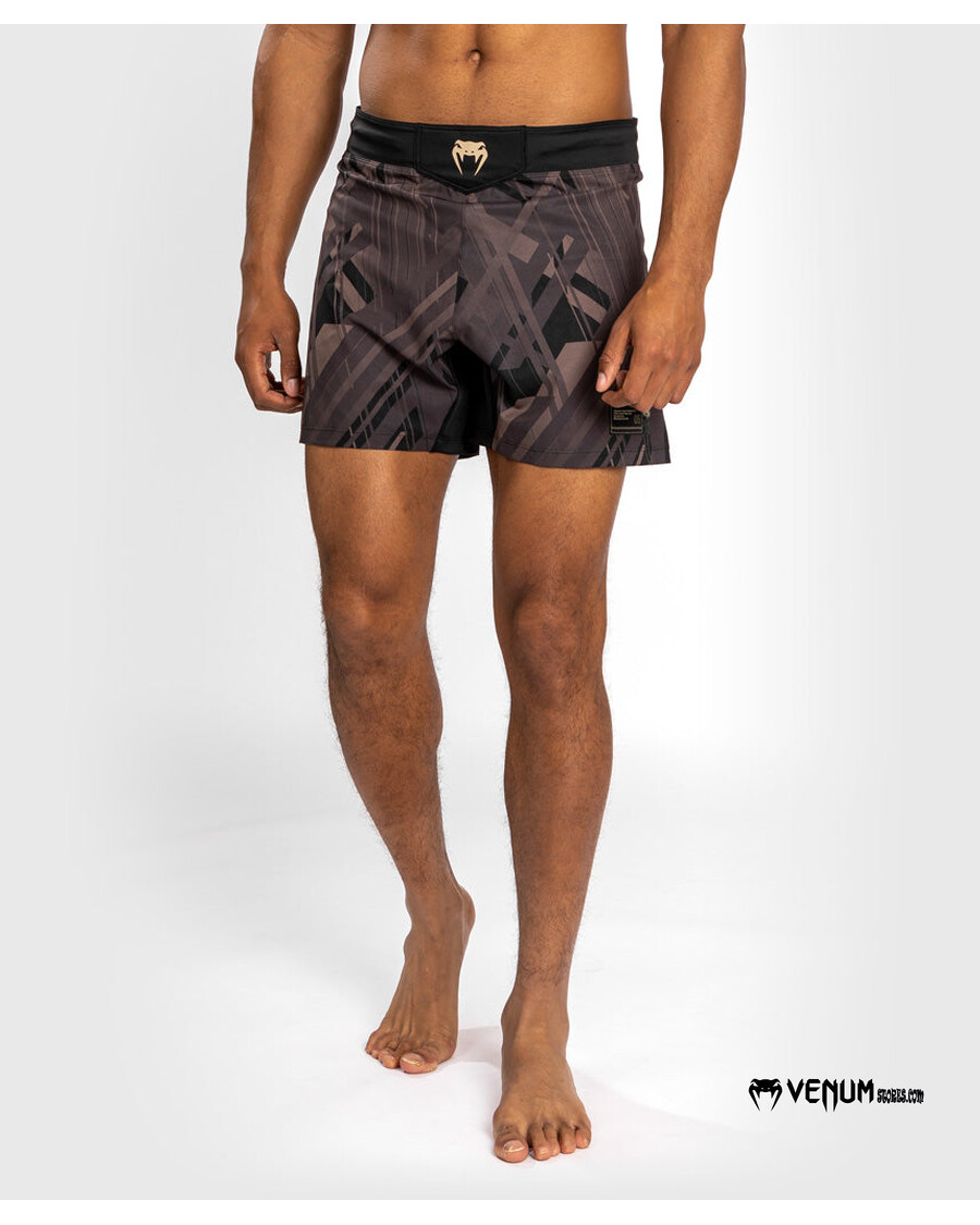 Venum Tecmo 2.0 Fightshort - Black/Brown