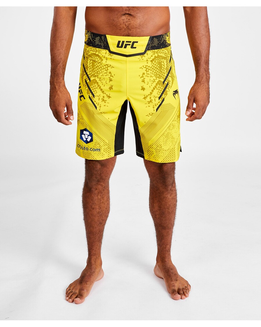 UFC Adrenaline by Venum Authentic Fight Night Men's Fight Short - Long Fit - Yellow