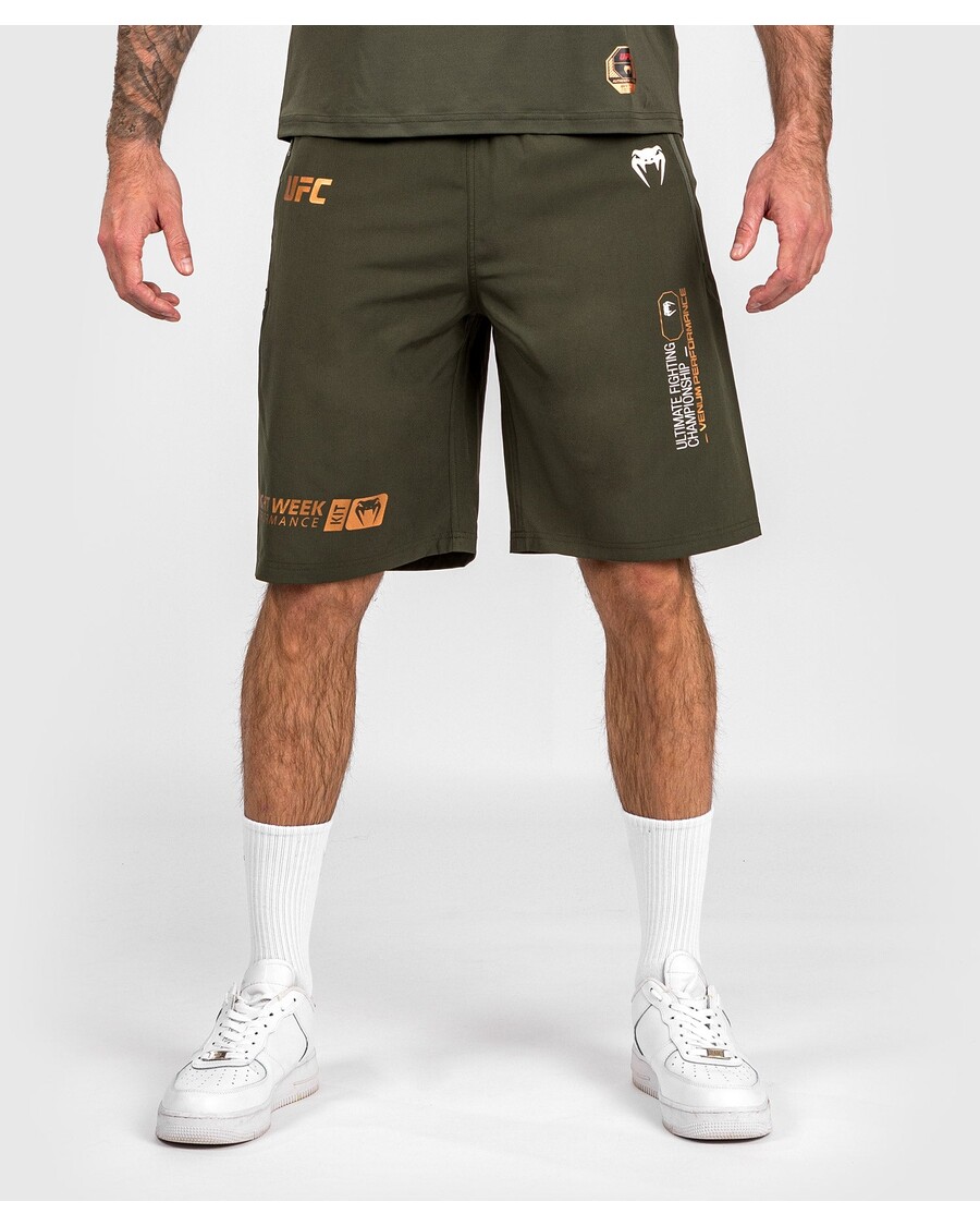 UFC Adrenaline by Venum Fight Week Men’s Performance Shorts - Khaki/Bronze