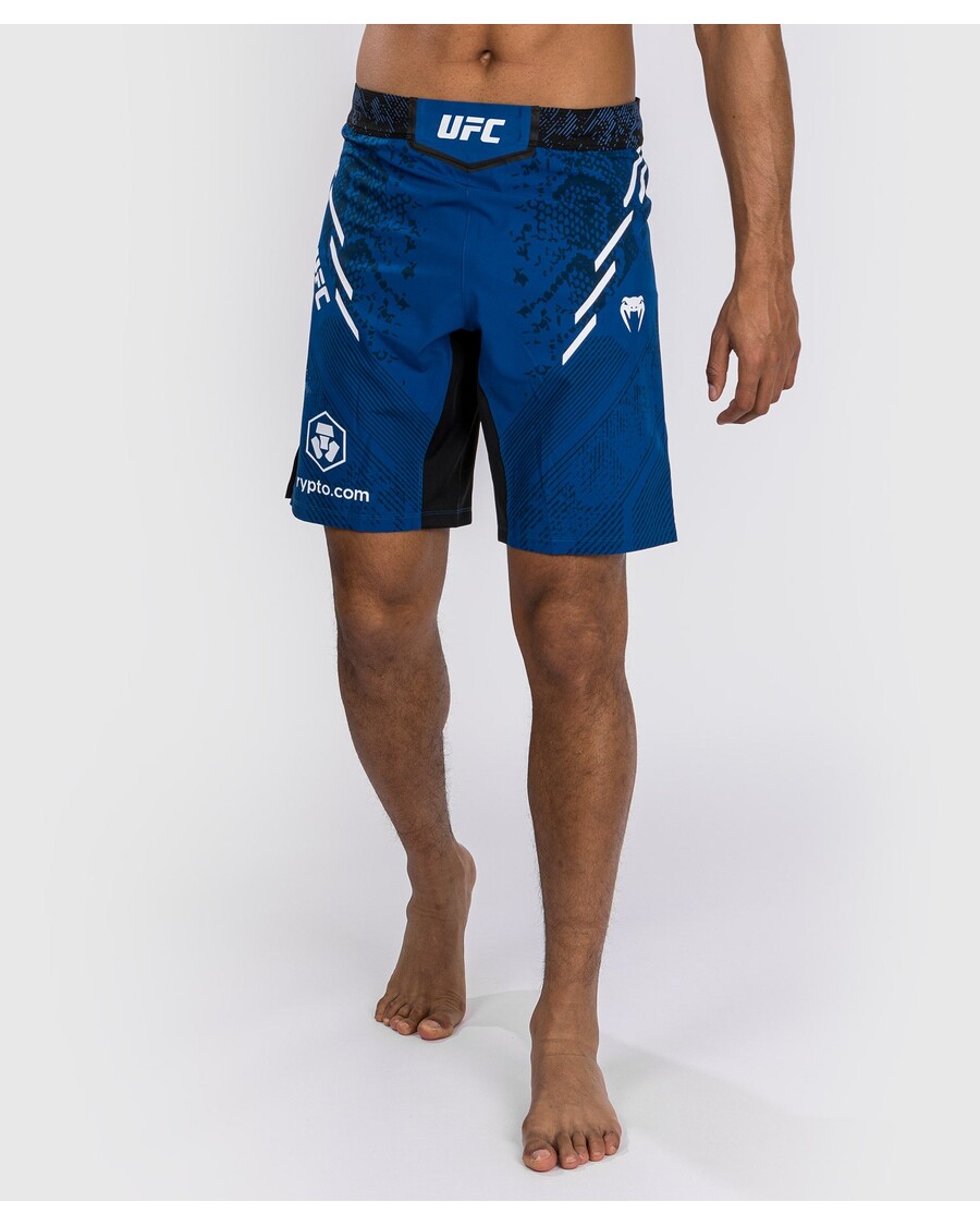 UFC Adrenaline by Venum Authentic Fight Night Men's Fight Short - Long Fit - Blue