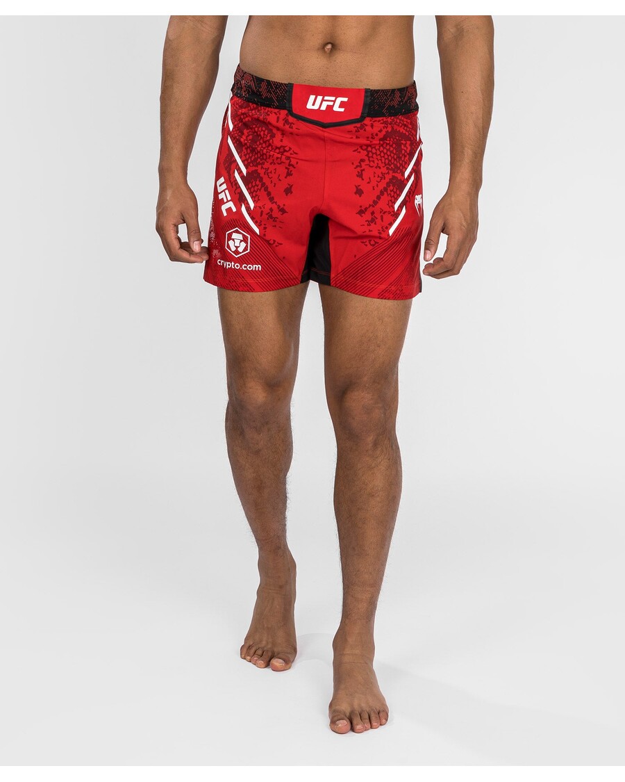 UFC Adrenaline by Venum Authentic Fight Night Men's Fight Short - Short Fit - Red