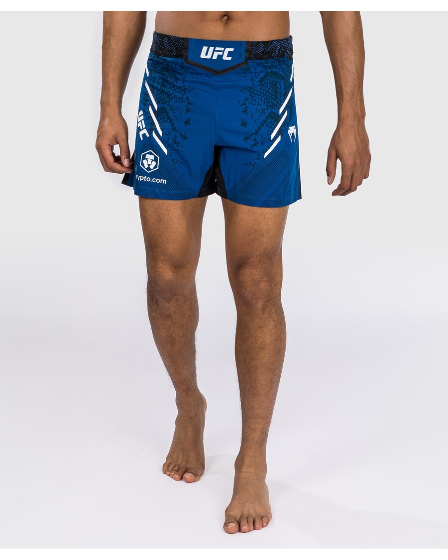 UFC Adrenaline by Venum Authentic Fight Night Men's Fight Short - Short Fit - Blue