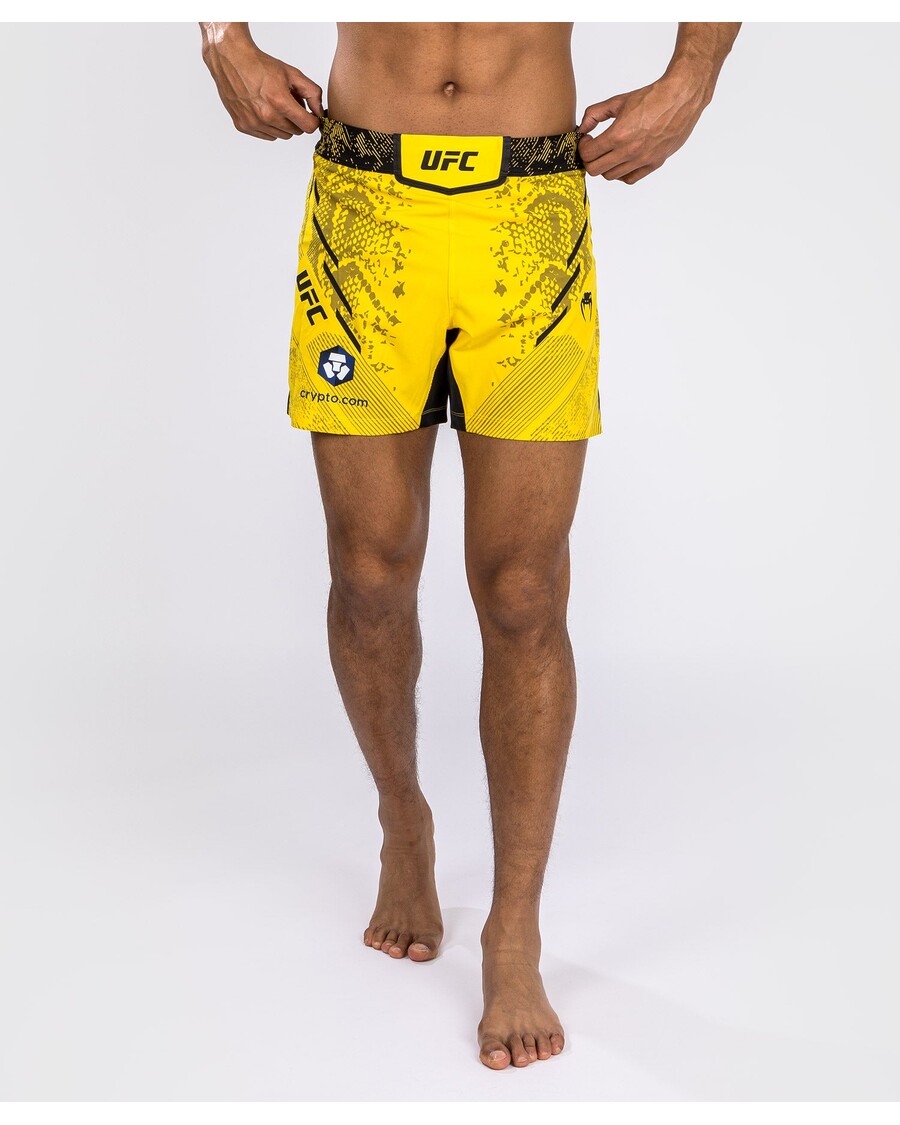 UFC Adrenaline by Venum Authentic Fight Night Men's Fight Short - Short Fit - Yellow