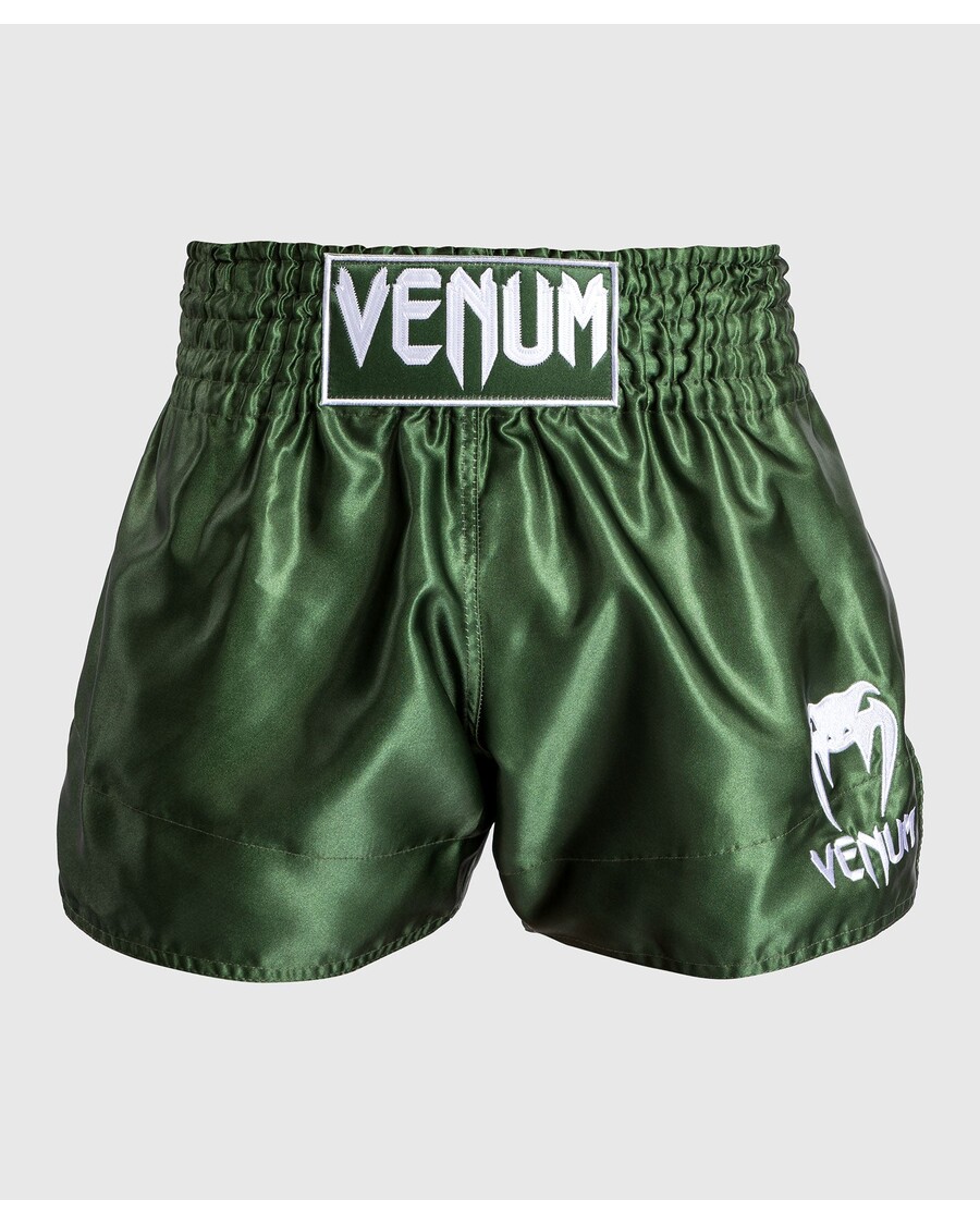 Venum Classic Muay Thaï Short Khaki/White