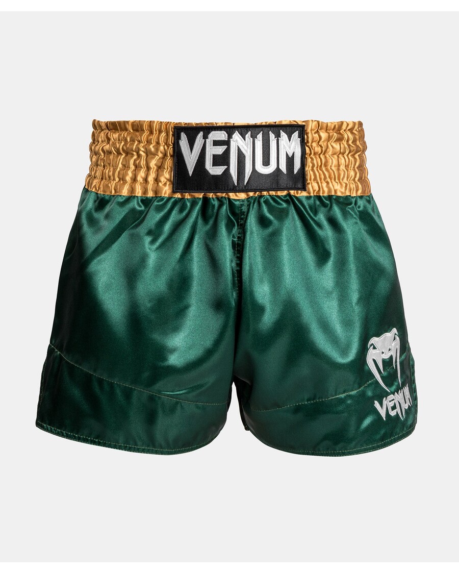 Venum Classic Muay Thaï Short - Green/Gold/White