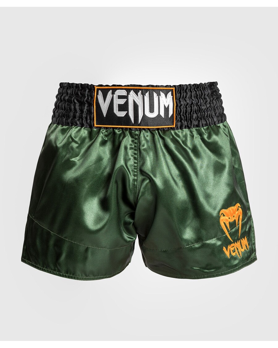 Venum Classic Muay Thaï Short - Green/Black/Gold