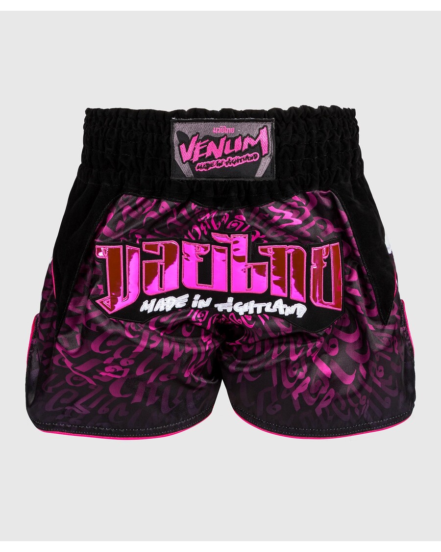 Venum Attack Muay Thaï Short - Black/Pink