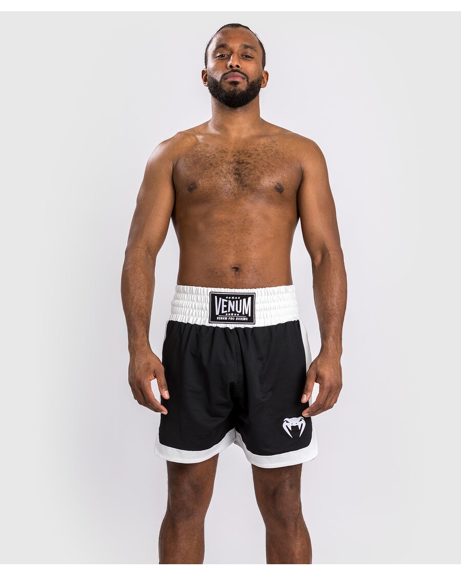 Venum Classic Boxing Shorts - Black/White