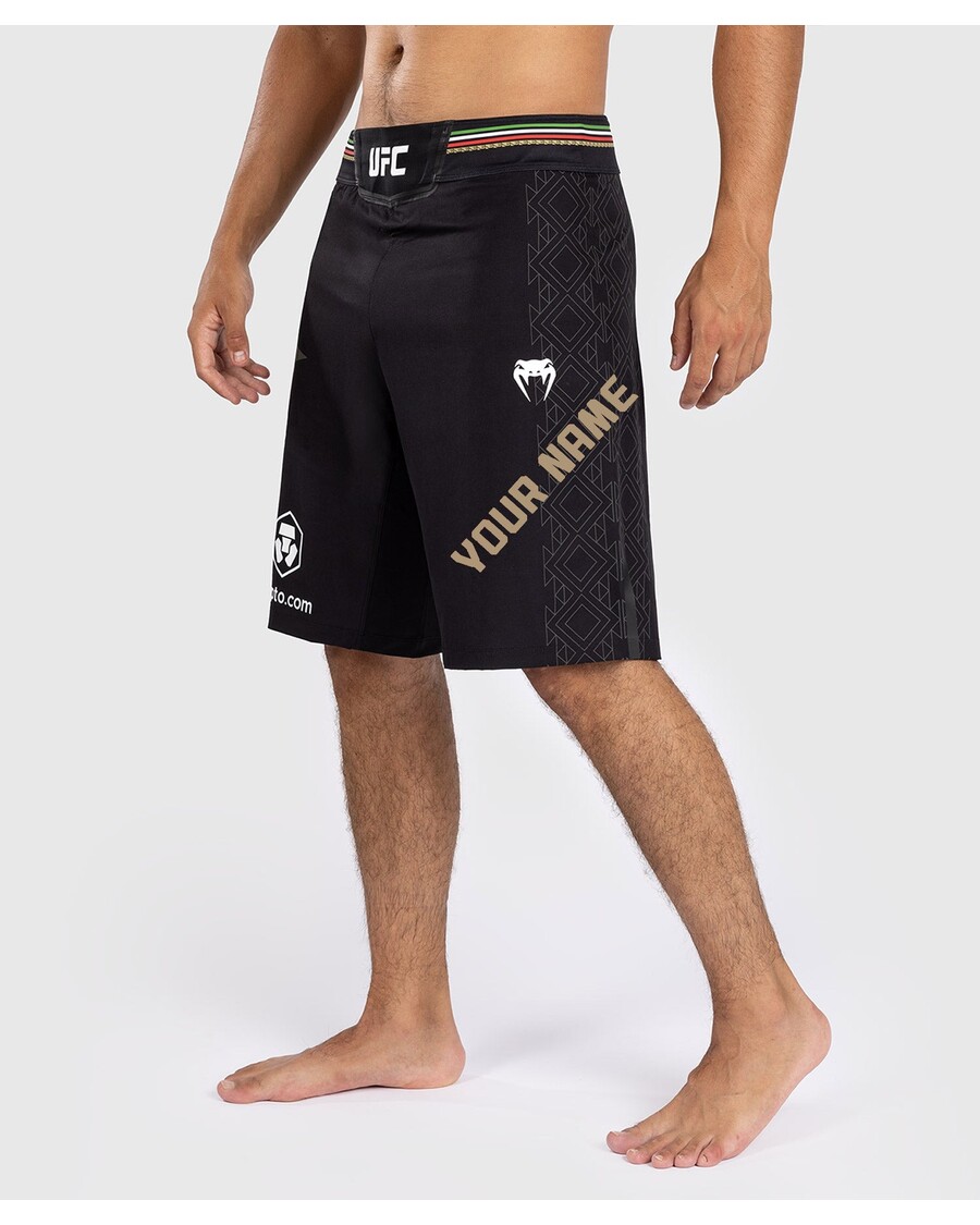 UFC Noche by Venum Personalized Authentic Fight Night Men's Fight Short - Black