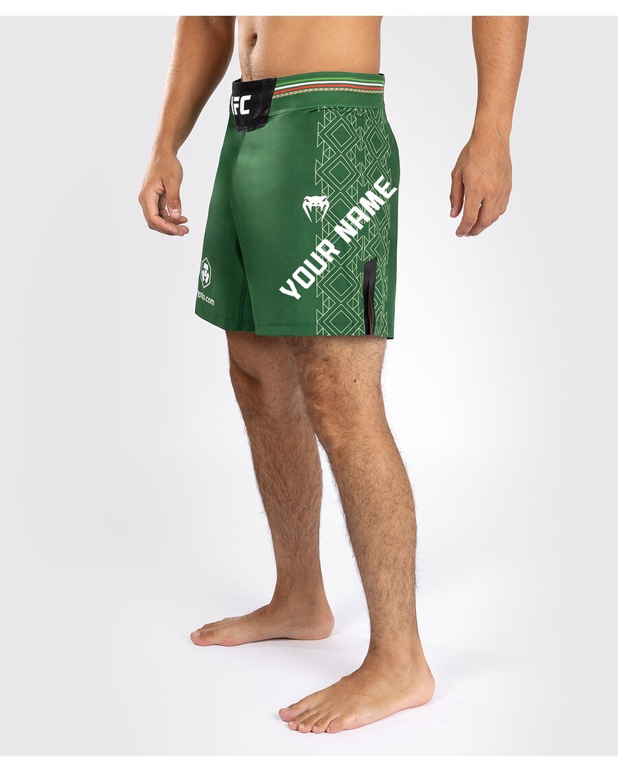 UFC Noche by Venum Personalized Authentic Fight Night Men's Fight Short - Green