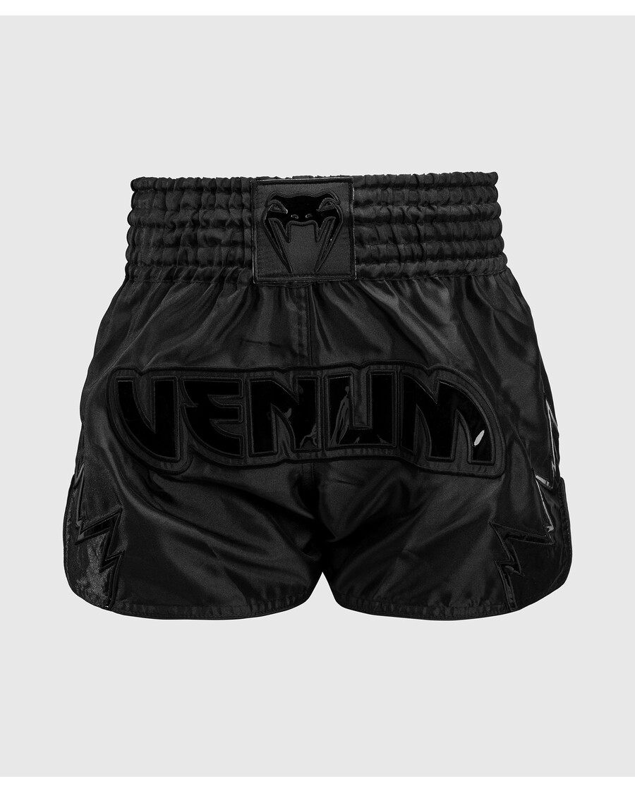 Venum Inferno Muay Thai Shorts - Black/Black