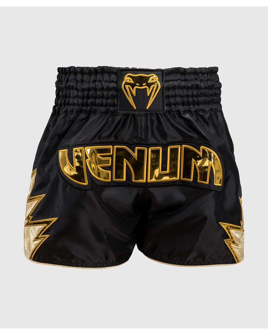 Venum Inferno Muay Thai Shorts - Black/Gold