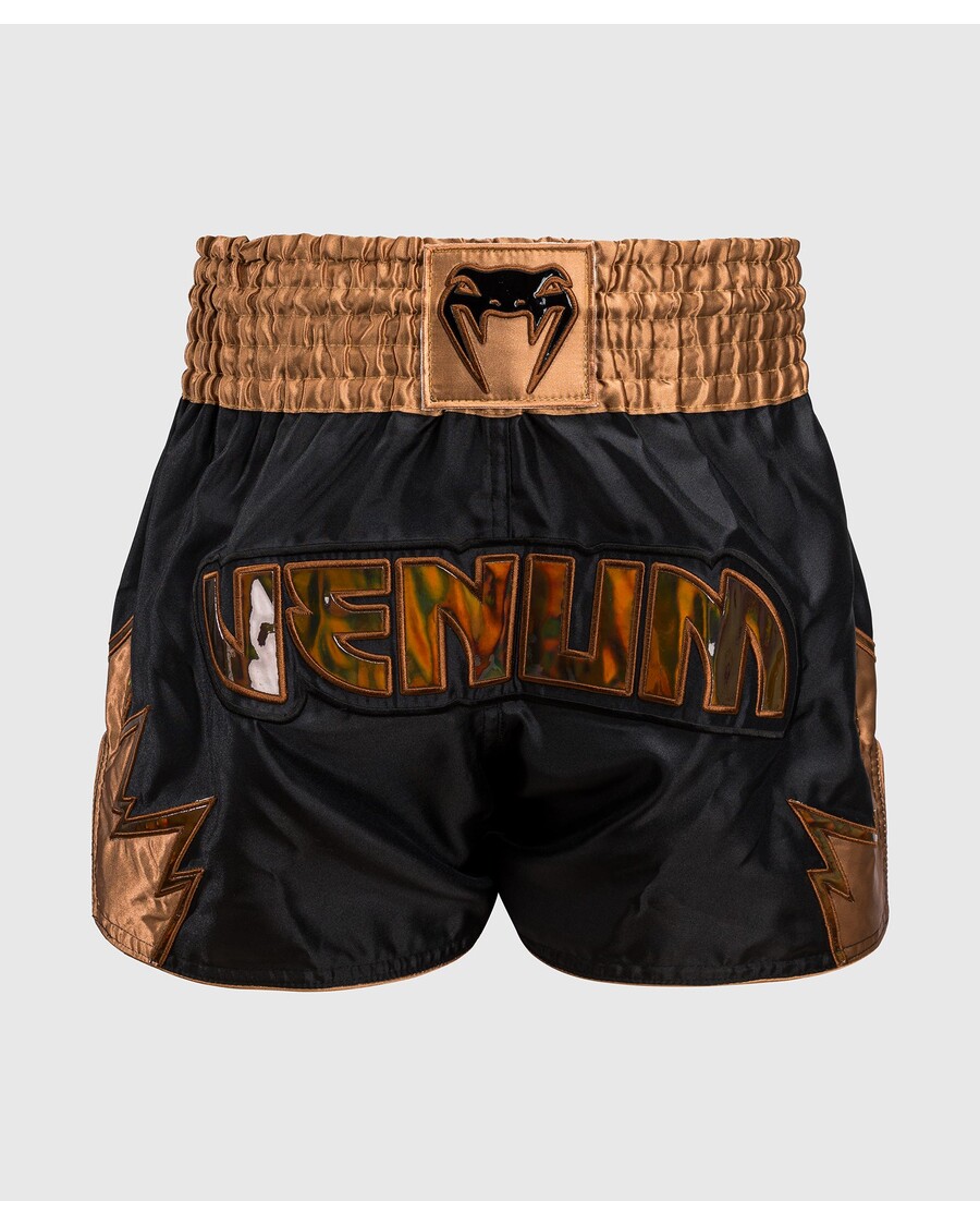 Venum Inferno Muay Thai Shorts - Black/Bronze