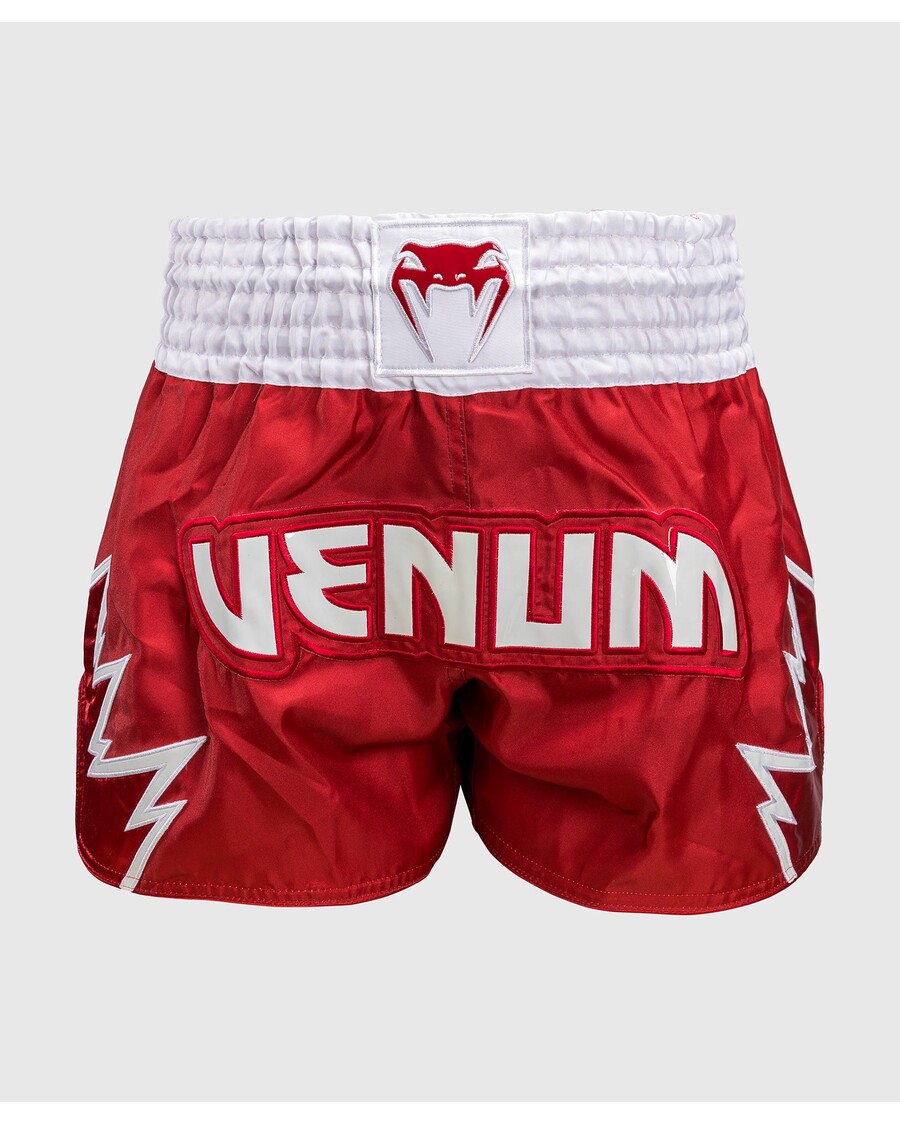 Venum Inferno Muay Thai Shorts - Red/White