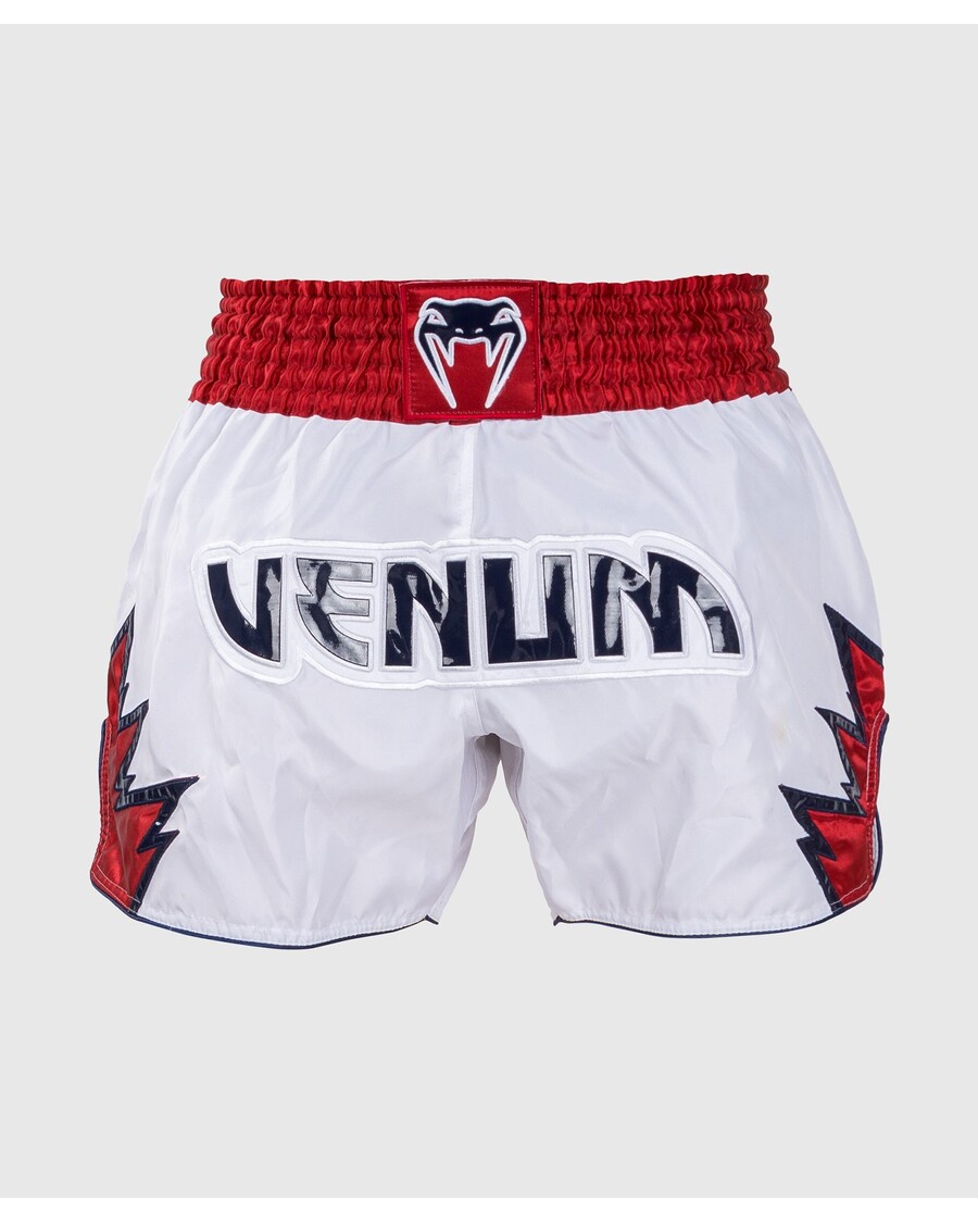 Venum Inferno Muay Thai Shorts - White/Red