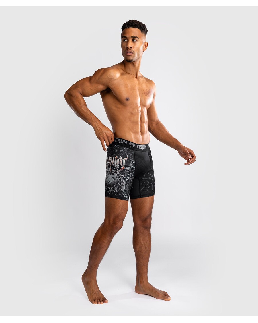 Venum Gladiator 5.0 Men's Vale Tudo Shorts - Black/Silver