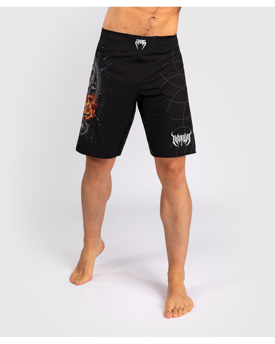 Venum Gladiator 5.0 Men’s Fight Shorts - Black/Silver