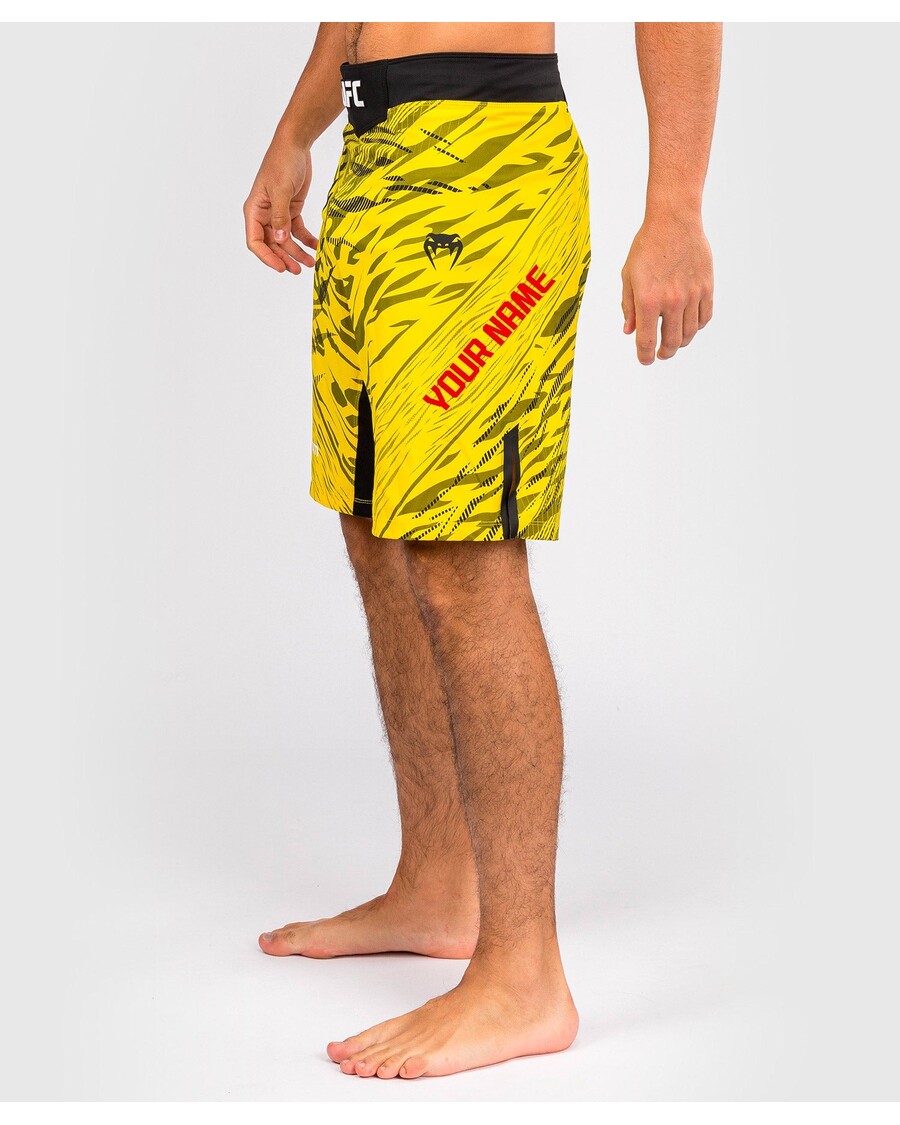 UFC Fusion by Venum Personalized Authentic Fight Night Men's Fight Short - Long Fit - Yellow