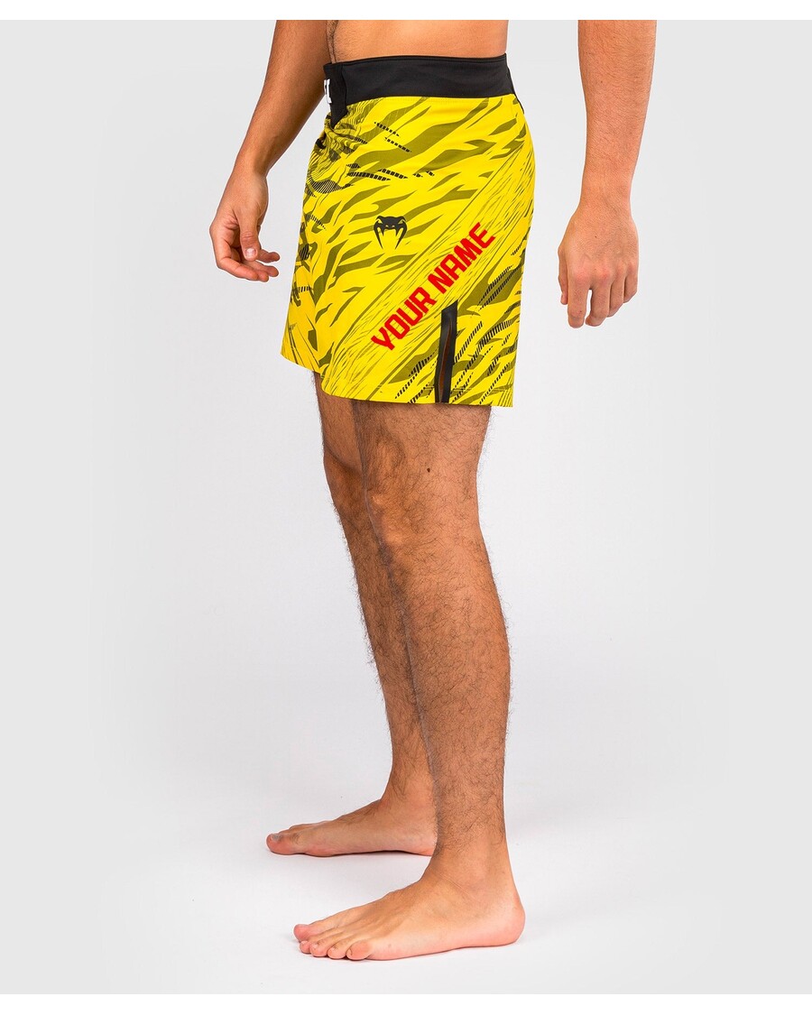 UFC Fusion by Venum Personalized Authentic Fight Night Men's Fight Short - Short Fit - Yellow