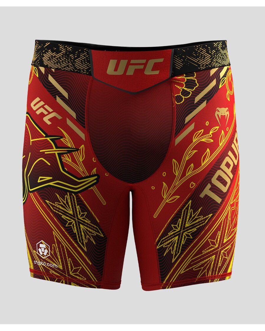 UFC Unrivaled by Venum Ilia Topuria Unisex Vale Tudo Short - Red