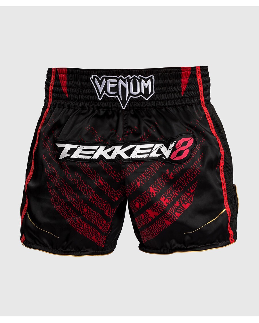 Venum x TEKKEN 8 - Marshall Law Muay Thai Shorts - Black/Red/Gold