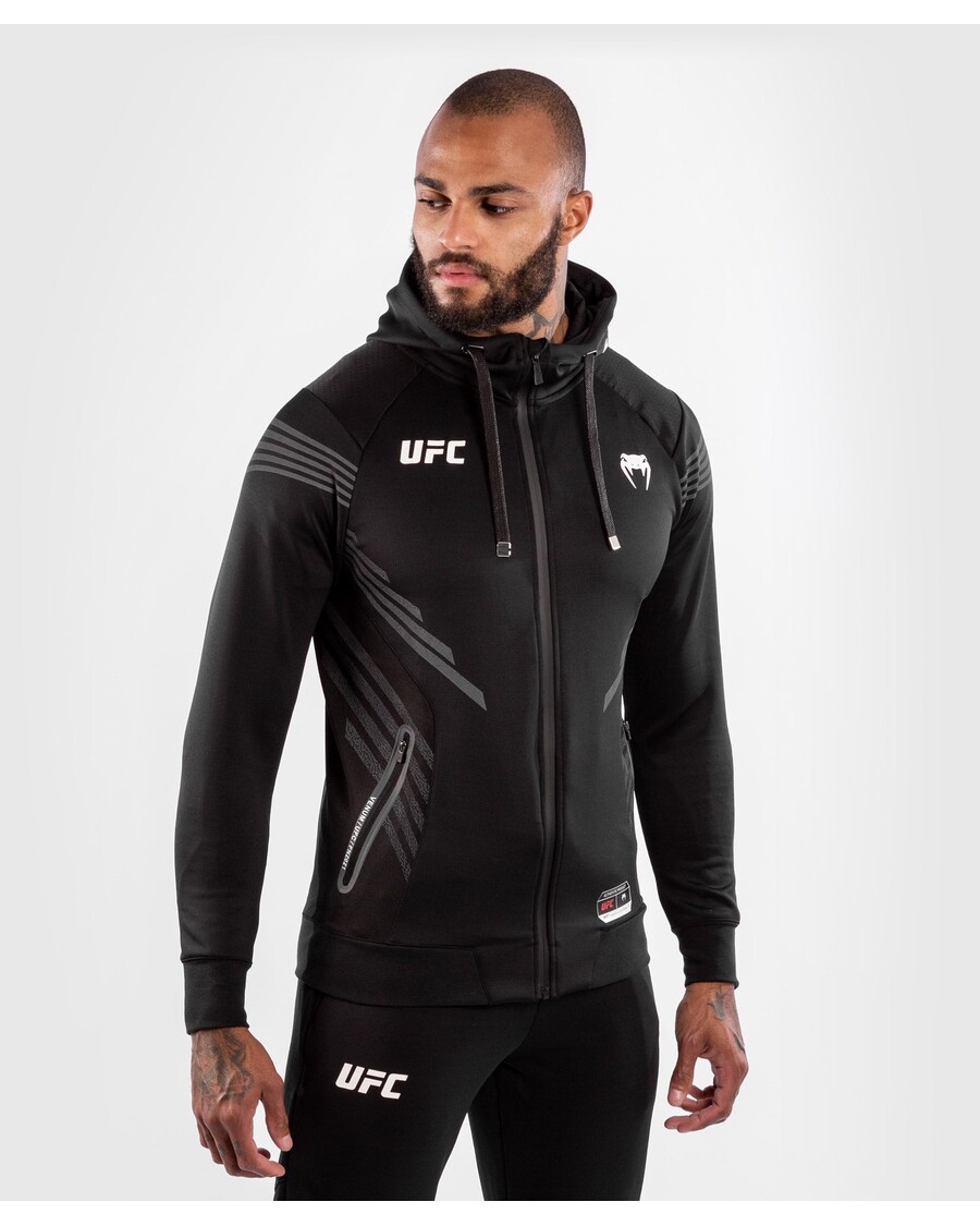 UFC Venum Authentic Fight Night Men's Walkout Hoodie - Black