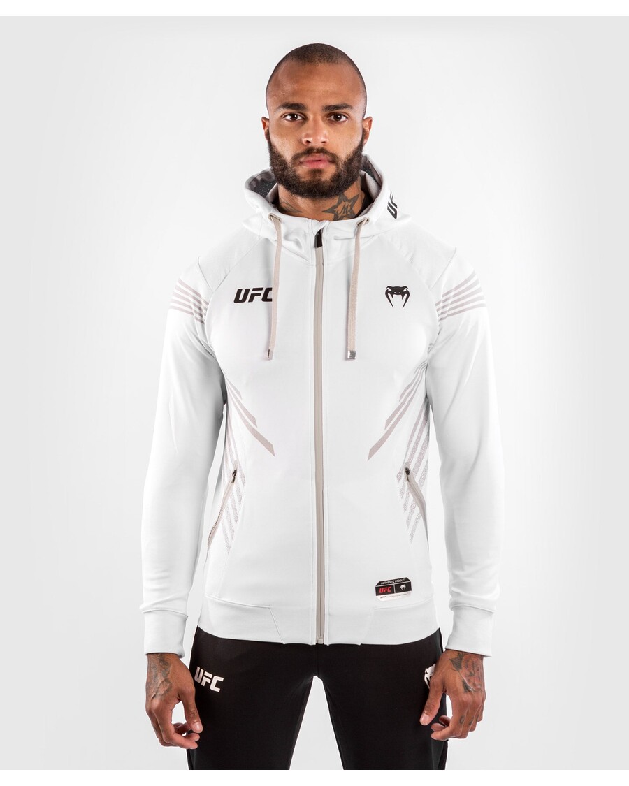 UFC Venum Authentic Fight Night Men's Walkout Hoodie - White